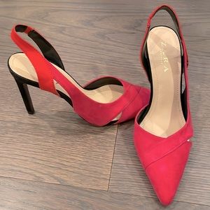 Zara Trafaluc Heeled Slingback